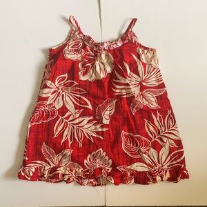 Hawaiian Print Dress